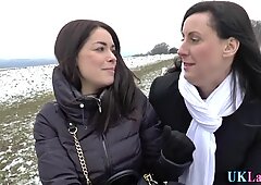 Stockings mature suck