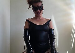 sadism & masochism RolePlay with chains. neat my vulva from his cum. By HotwifeVenus.