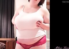 Huge Tits Tight White Tank Top