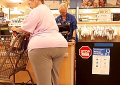 Granny double wide trailer massive ass.