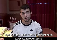 LatinLeche - Cute Latin Guy Enjoying Big Hard Cock