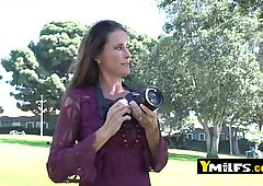 Sofie Marie is seduced by horny guy into getting her cunt drilled