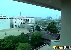 TRIKEPATROL Sexy Asian Seduced by Foreign Cock