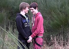 Cruising For A Bareback Threesome - Luke James, Josh Parker & Aaron Aurora