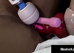 Busty Asian Mommy MaxineX Face Fucked & Squirting Her Girly Cum To Orgasm!