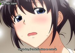 Hentai busty teen maid gets fucked at home