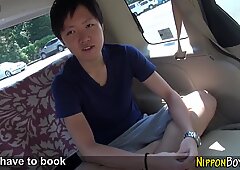 Japanese teen solo jerks