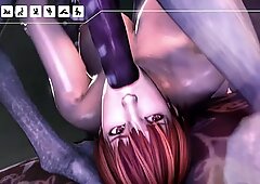 Hentai Monster Gangbang, fucks a hot girls - Remy LaCroix